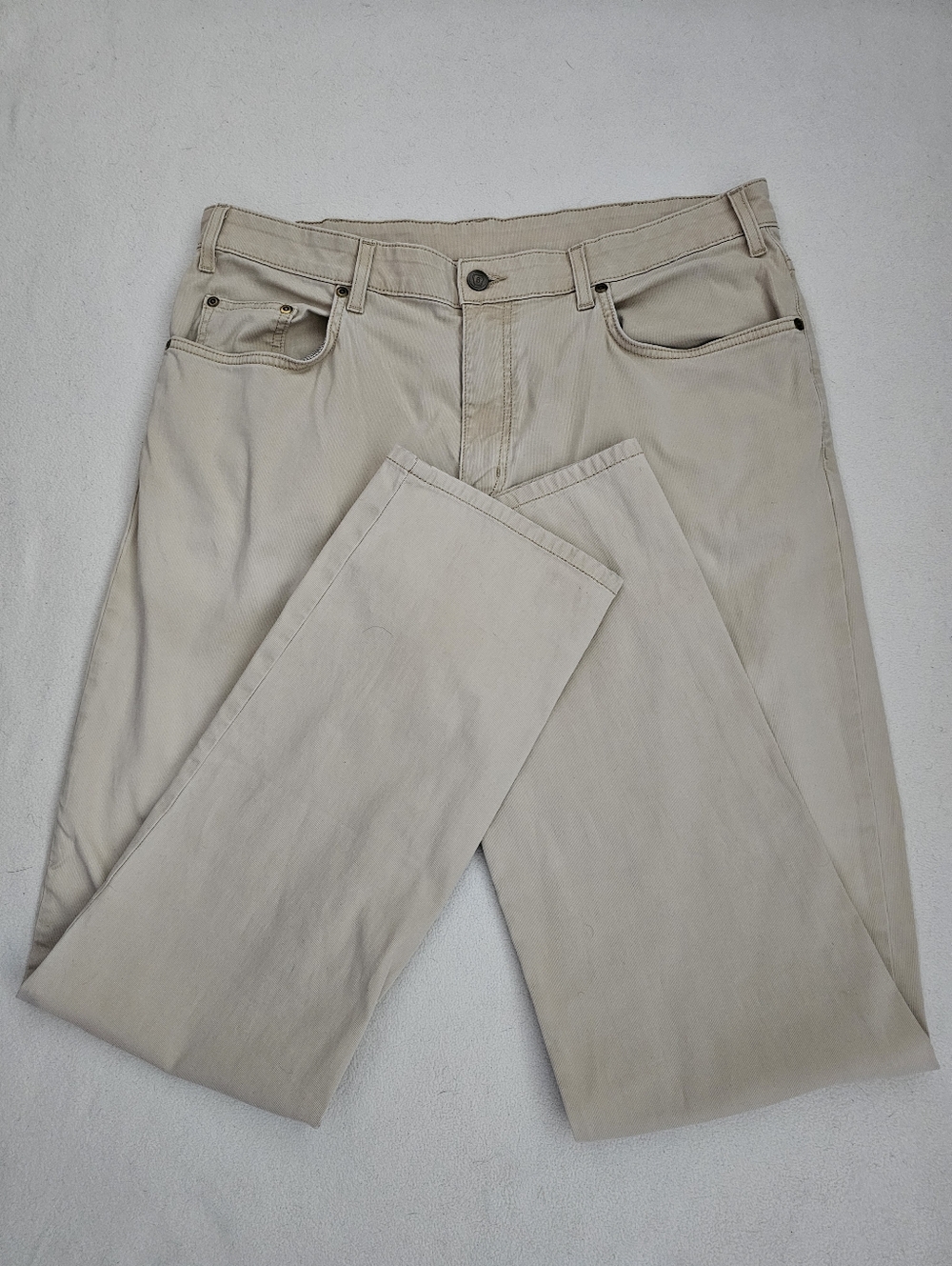 Bill's KHAKI The American Original Mens Pants Straight Fit Casual SIZE 37X34.